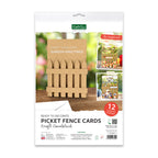 Katy Sue Designs Kraft 5x7 Picket Fence Cards and Envelopes 05-10030kpf
