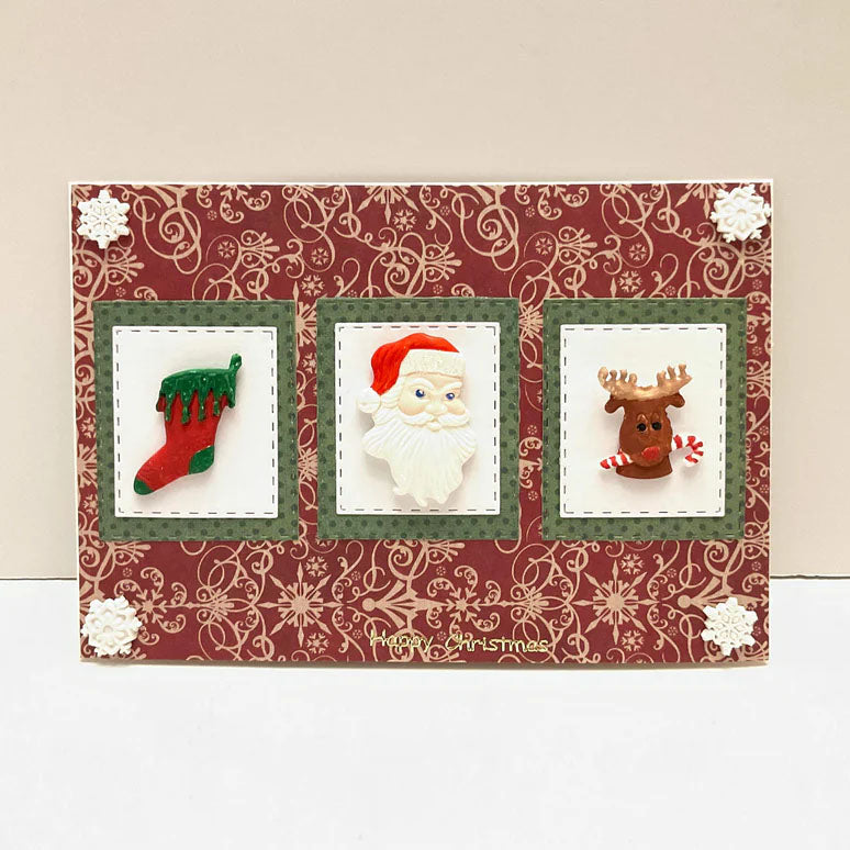 Katy Sue Designs Miniature Snowflakes Silicone Mold ca0193 christmas