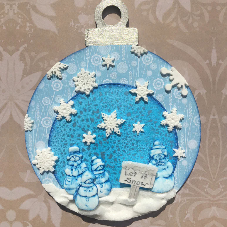 Katy Sue Designs Miniature Snowflakes Silicone Mold ca0193 ornament