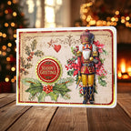 Katy Sue Designs Nostalgic Christmas Die Cut Decoupage and Embellishments 11-dcdnch10 nutcracker garland with berries season's greetings card