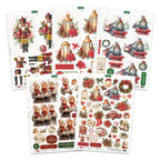 Katy Sue Designs Nostalgic Christmas Die Cut Decoupage and Embellishments 11-dcdnch10 sheets