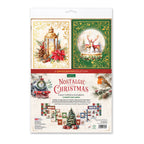 Katy Sue Designs Nostalgic Christmas Foiled Paper Craft Toppers and Sentiments 12-10026nos