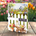 Katy Sue Designs Picket Fence Scene Stash 02-10070pfs best wishes