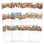 Katy Sue Designs Poinsettia Garden Scene Stash 02-10079pgs sheets