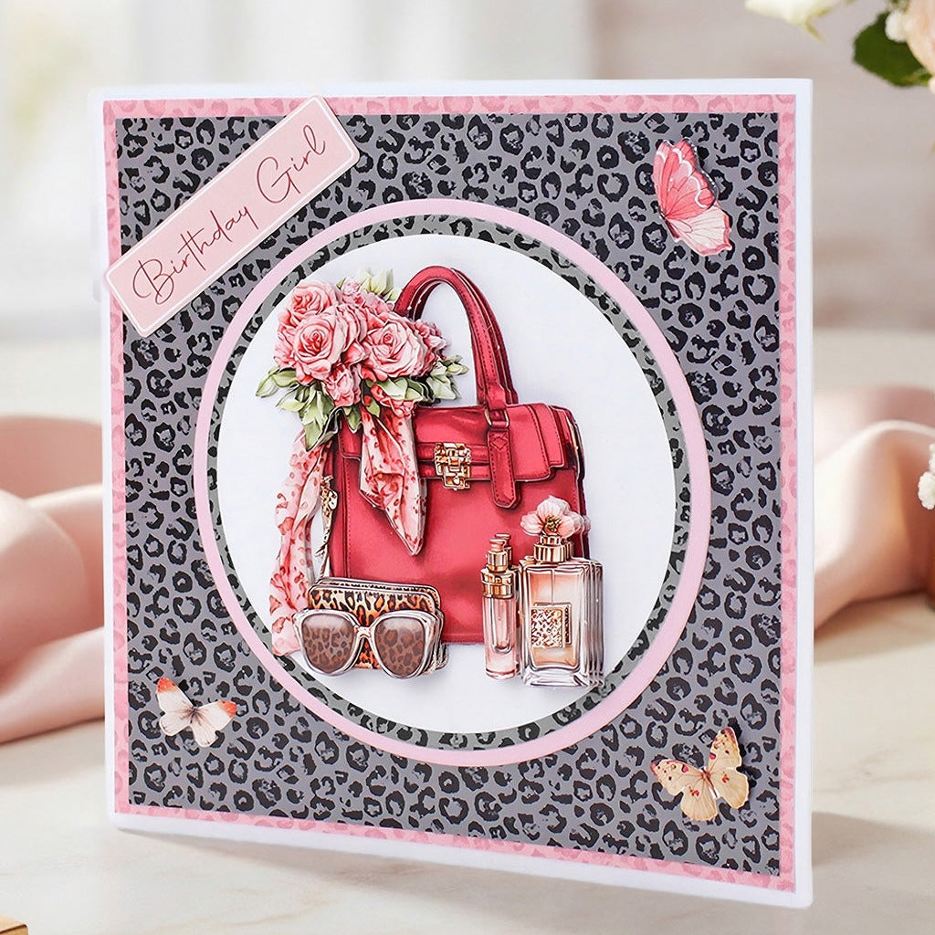Katy Sue Designs Rose Couture Die Cut Decoupage and Embellishment Collection 11-dcdrco10 birthday girl