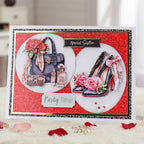Katy Sue Designs Rose Couture Die Cut Decoupage and Embellishment Collection 11-dcdrco10 party time