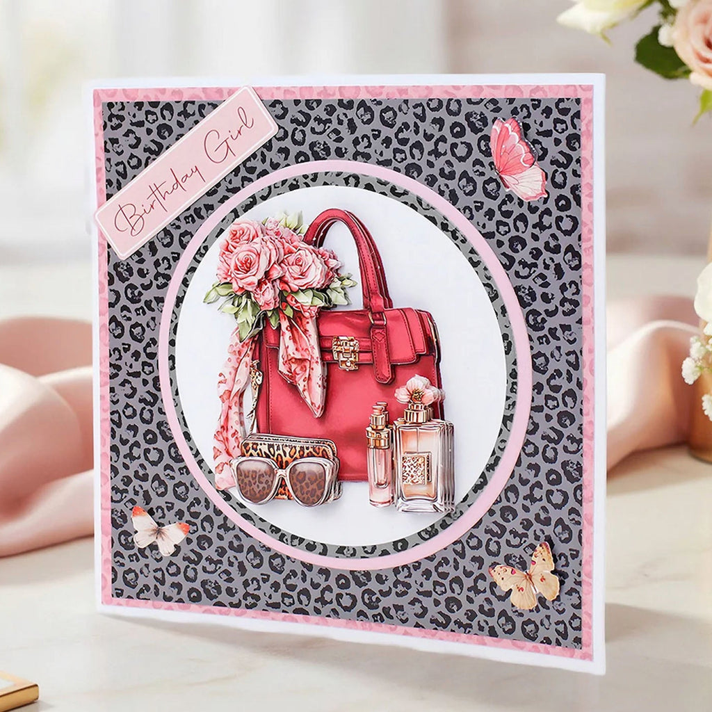 Katy Sue Designs Runway Ready Printed Cardstock 03-10074run birthday girl