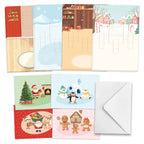 Katy Sue Designs Santa and Friends Pop Up Christmas Card Making Kit 17-10094saf envelopes