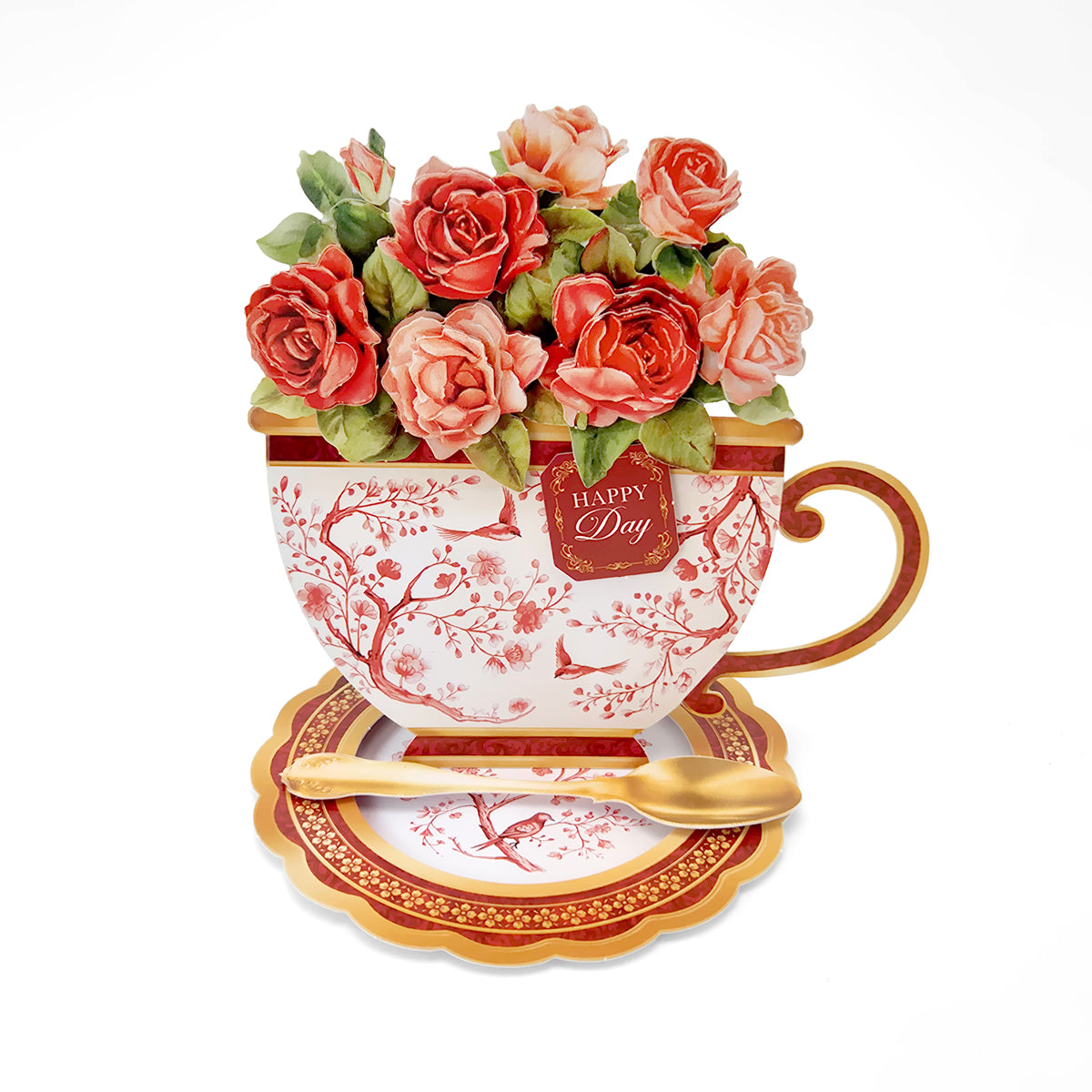 Katy Sue Designs Teacup Bouquet Card Making Kit 17-10101tea happy day