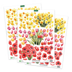 Katy Sue Designs Watering Can Blossoms and Blooms Card Making Kit 17-10081wcf flowers tulips die cut