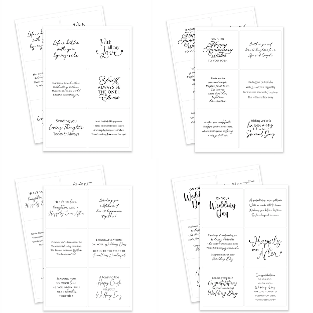 Katy Sue Designs Weddings and Wishes Peelables 06-10042wed sheets