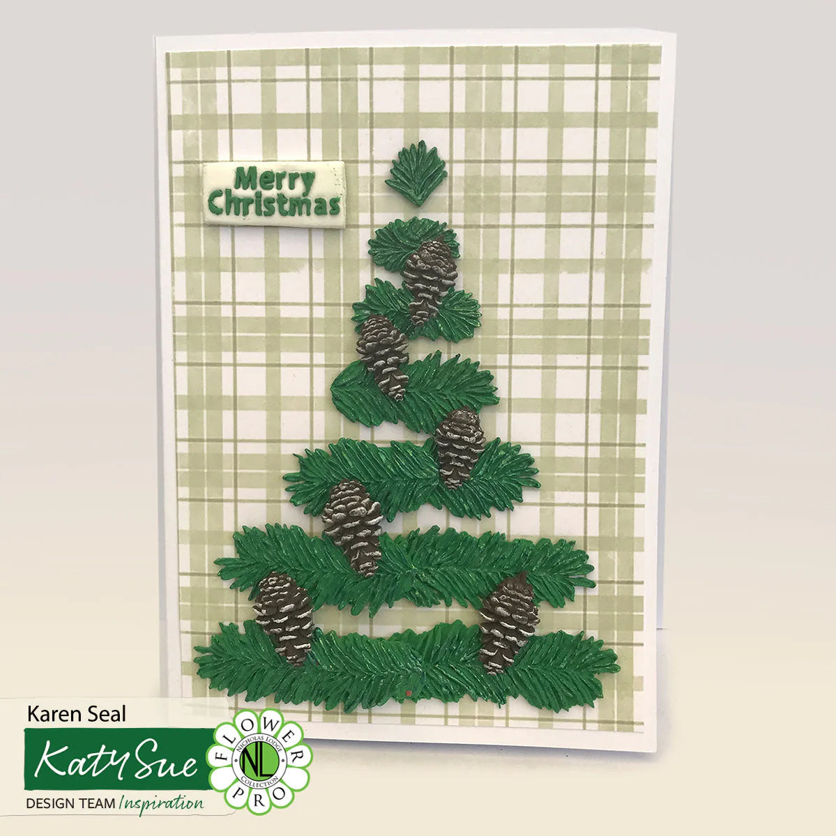 Katy Sue Designs Winter Foliage Silicone Mold nlc034 tree