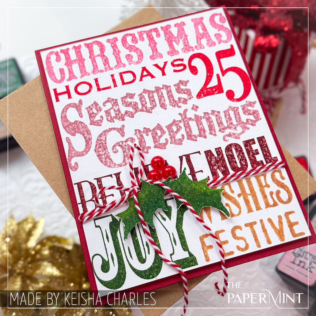 Tim Holtz Cling Rubber Stamps Season's Silhouettes cms117