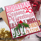 Tim Holtz Cling Rubber Stamps Season's Silhouettes cms117
