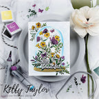 PinkFresh Studio Terrarium Die 190623 Clean And Layered Floral Card | color-code:ALT02