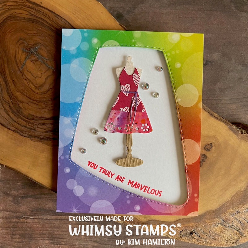 Whimsy Stamps Fashion Dresses Dies wsd262 marvelous