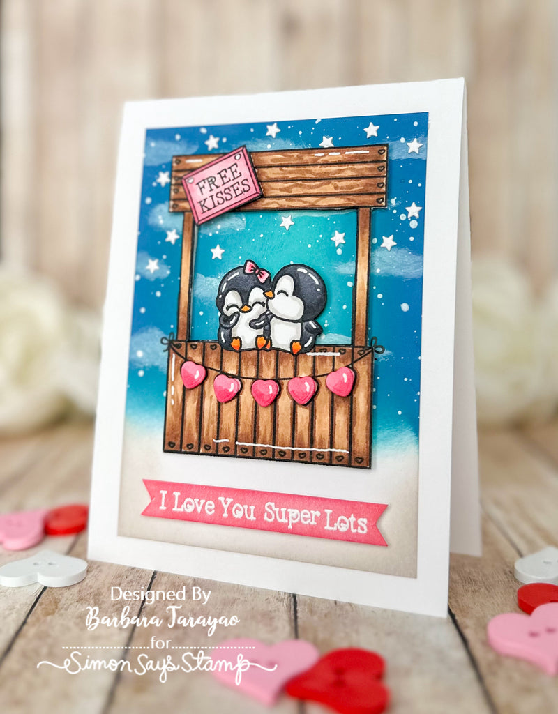 Simon Says Stamps And Dies Kissing Booth Smitten Valentine's Day Card | color-code:ALT02