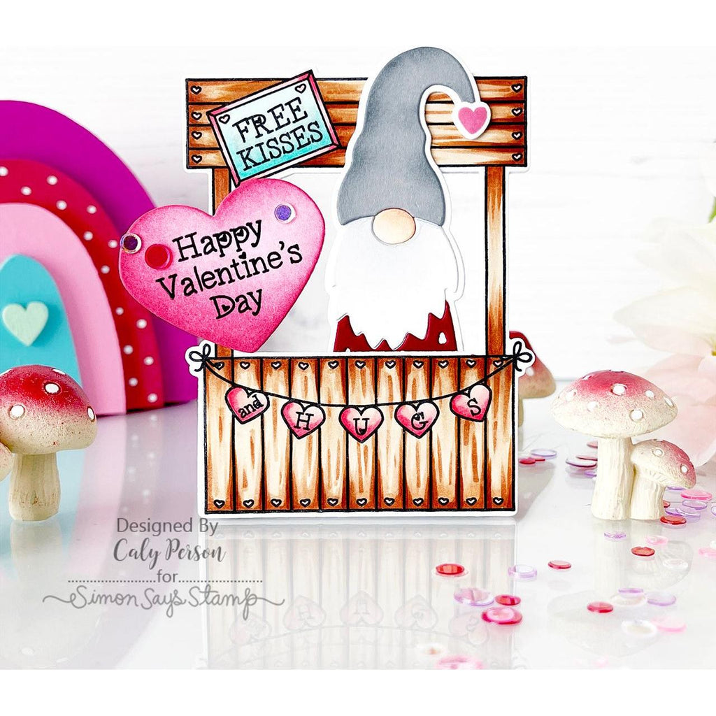 Simon Says Stamps And Dies Kissing Booth Smitten Valentine's Day Card | color-code:ALT01