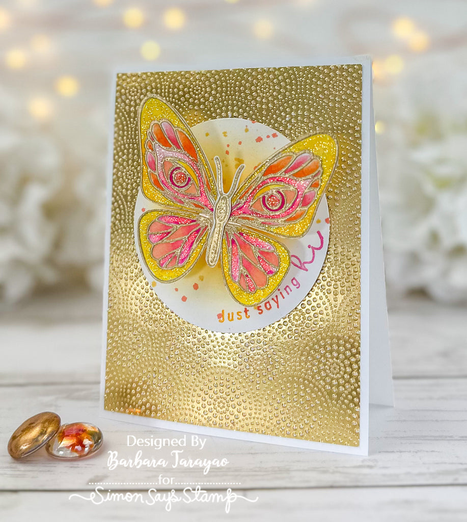 Simon Says Stamp Card Kit of the Month March 2024 Mix And Match Butterflies ck0324 Hi Card