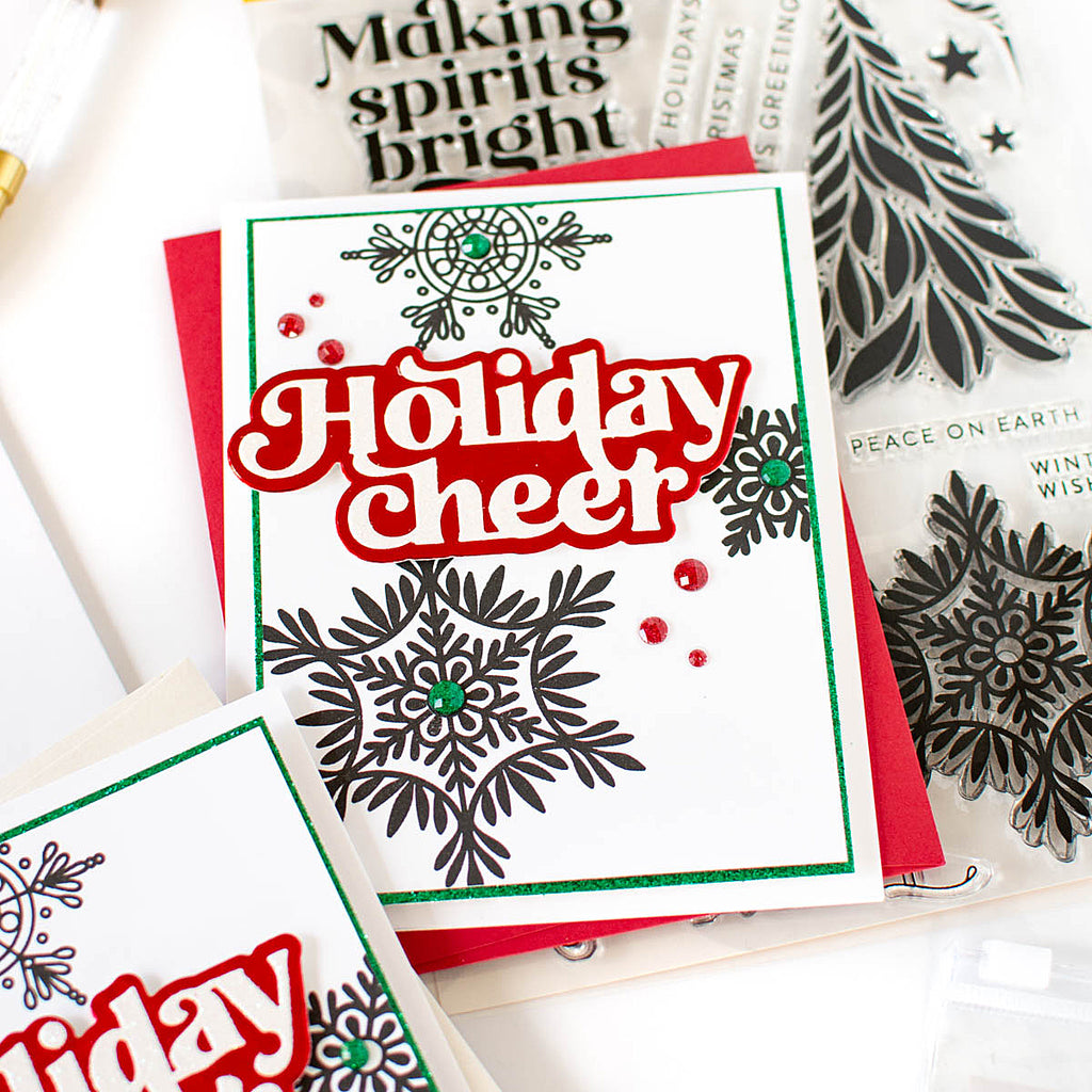 Simon Says Stamp Card Kit of the Month December 2023 Making Spirits Bright ck1223 Christmas Card | color-code:ALT22