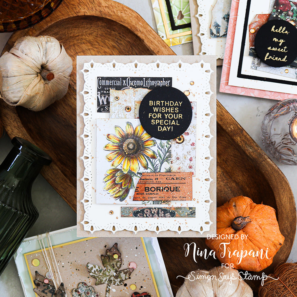 Simon Says Stamp Card Kit of the Month October 2025 Fall Vibes ck1025 Birthday Card