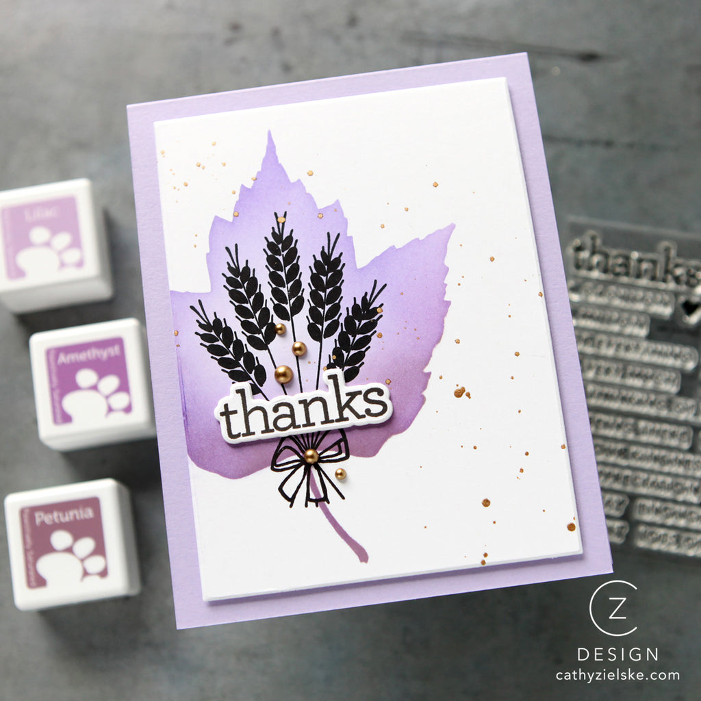 Simon Says Stamp Card Kit of the Month November 2025 Give Thanks ck1125 Thanks Card | color-code:ALT11