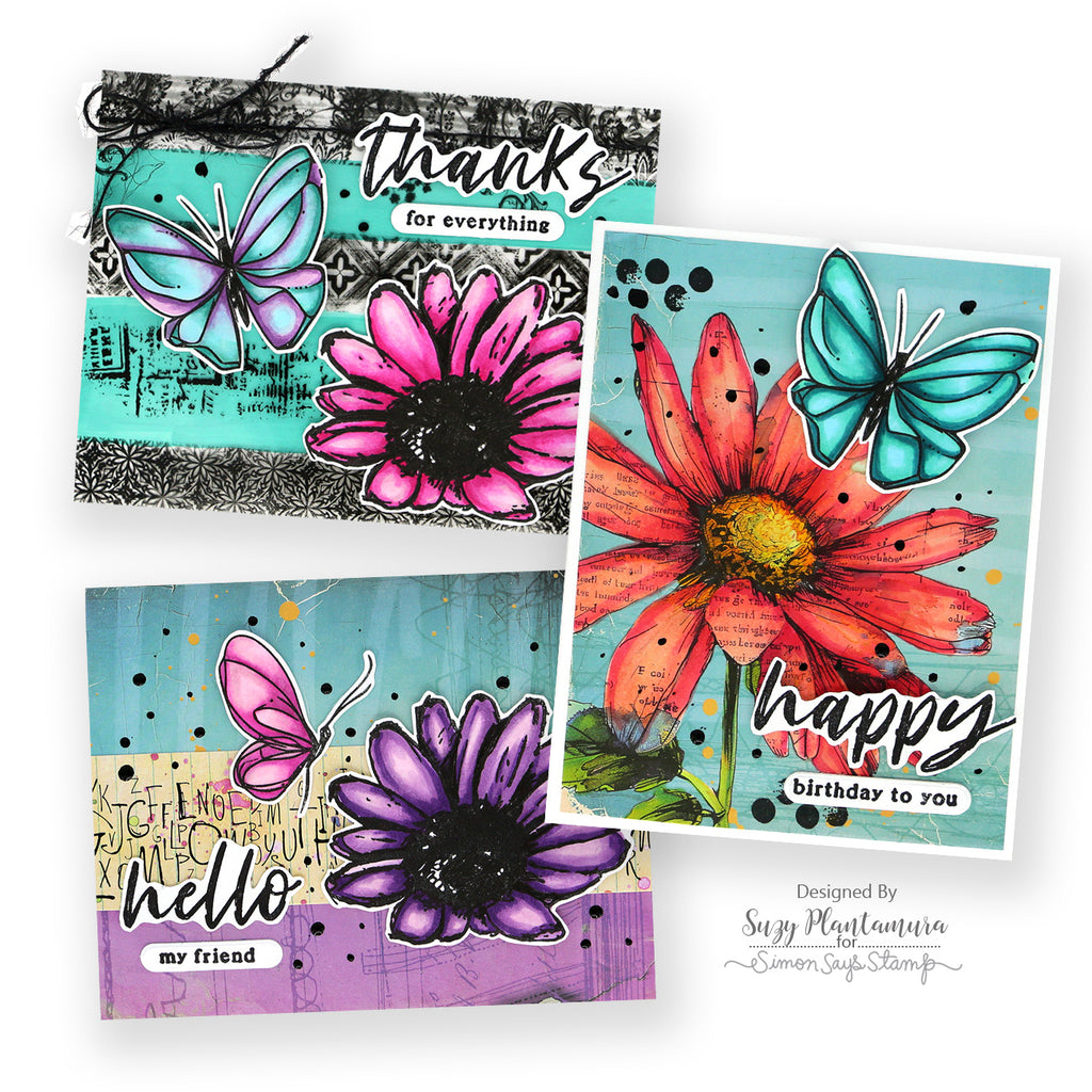 Simon Says Stamp Card Kit of the Month April 2026 A Little Artsy ck0426 Card Set | color-code:ALT01