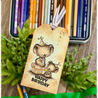 Simon Says Clear Stamps Koala-ty Birthday 1285ssc Birthday Tag