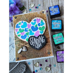 Simon Says Stamp Stencils Hearts In A Heart ssst221730c Smitten Love Card