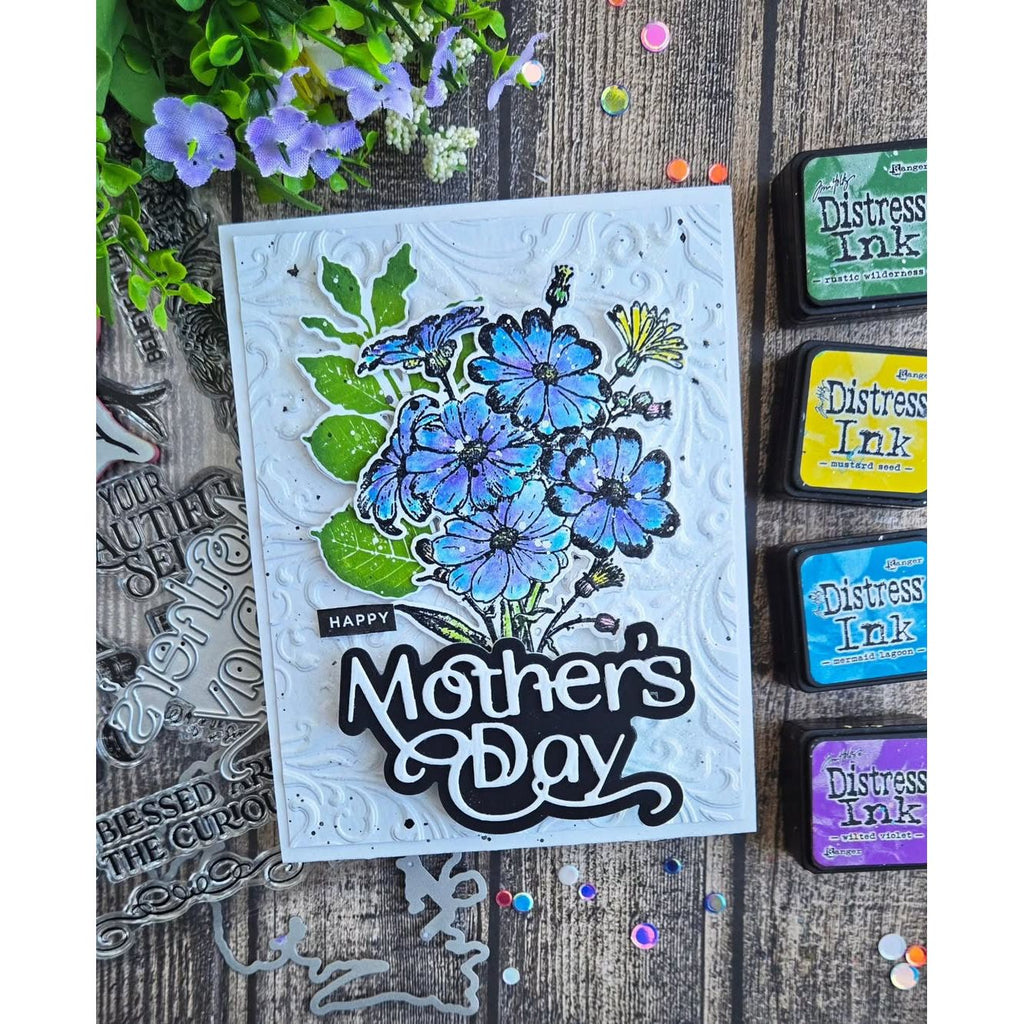 Simon Says Stamp Beautiful and Curious Wafer Dies 1356sdc Mother's Day Card