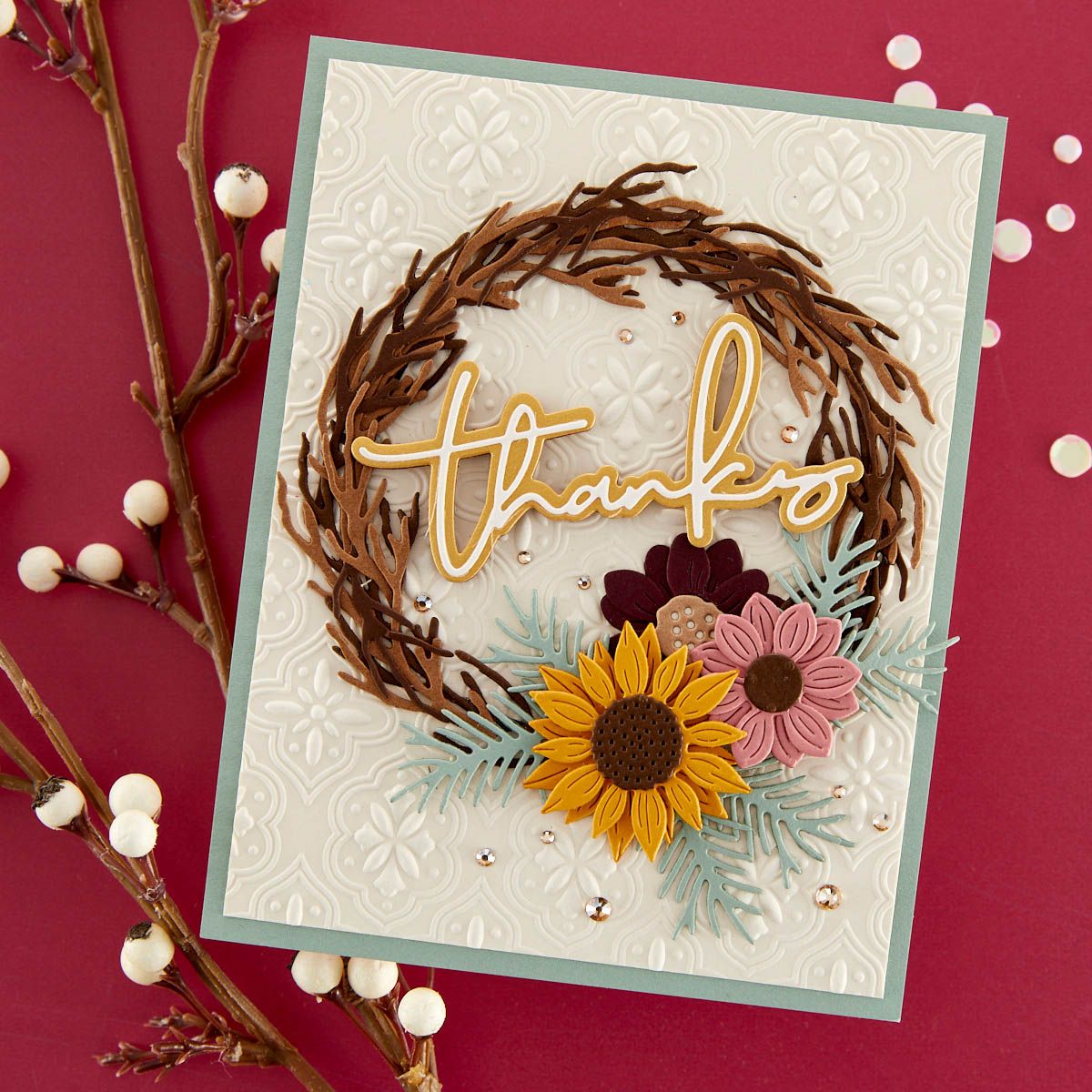 s5-595 Spellbinders Build-A-Wreath Etched Dies thanks