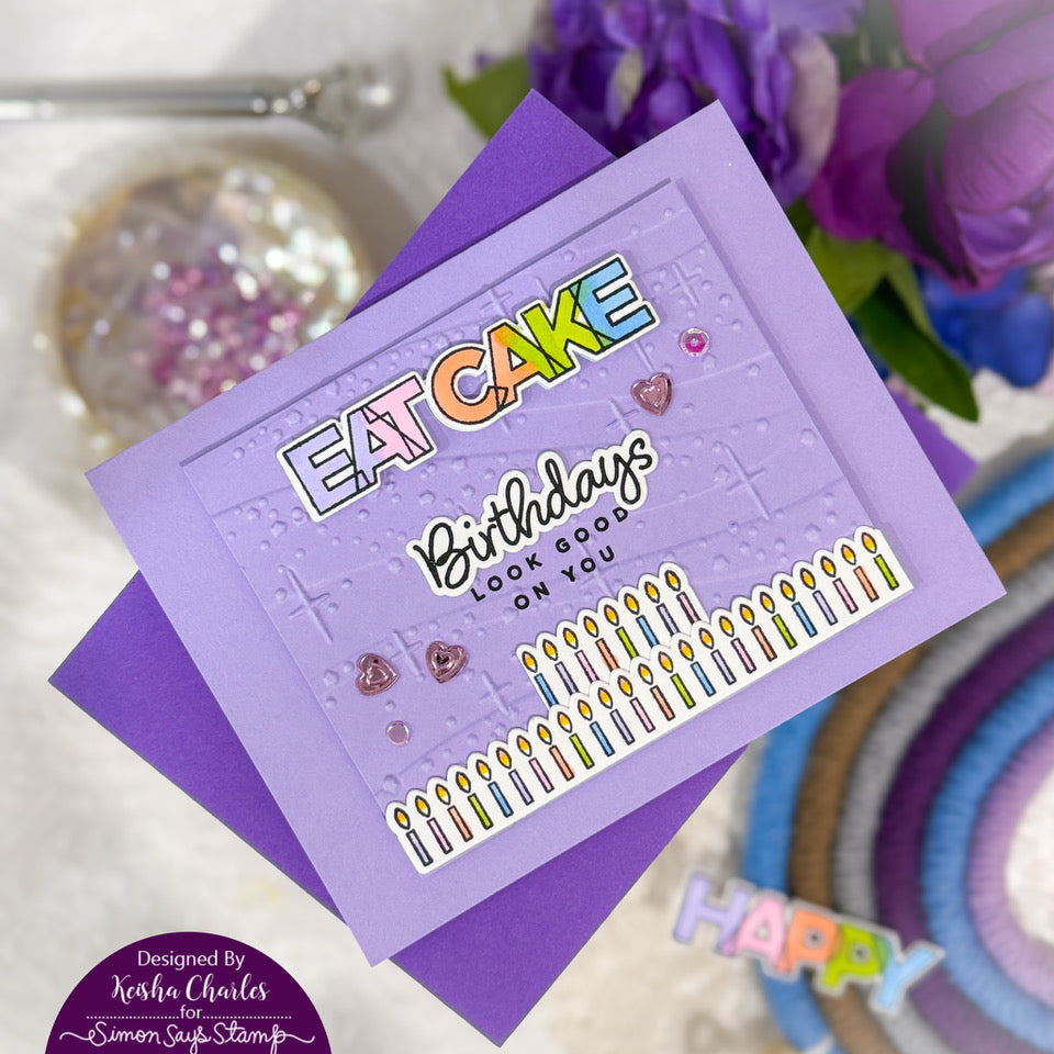 Simon Says Stamp Embellishment Mix Lavender Hearts 0226lh Heart to Heart