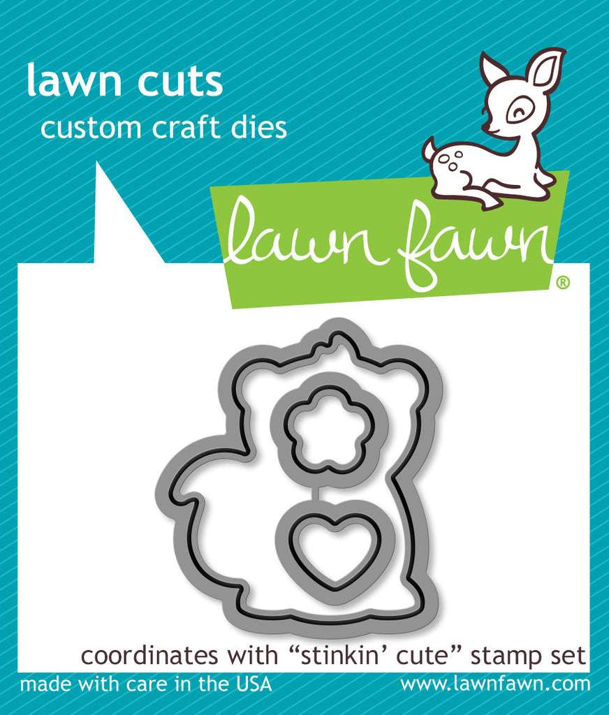 Lawn Fawn Stinkin' Cute Lawn Cuts Dies lf1023