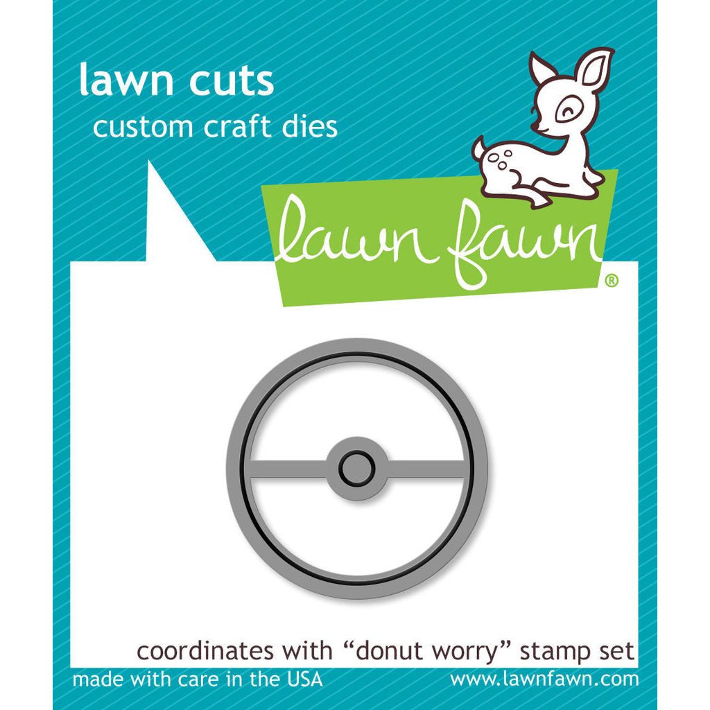Lawn Fawn Donut Worry Lawn Cut lf1137