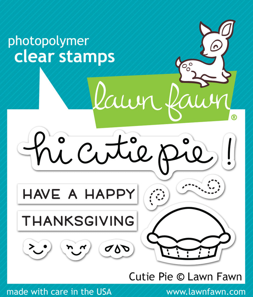 Lawn Fawn Cutie Pie Clear Stamps lf1210