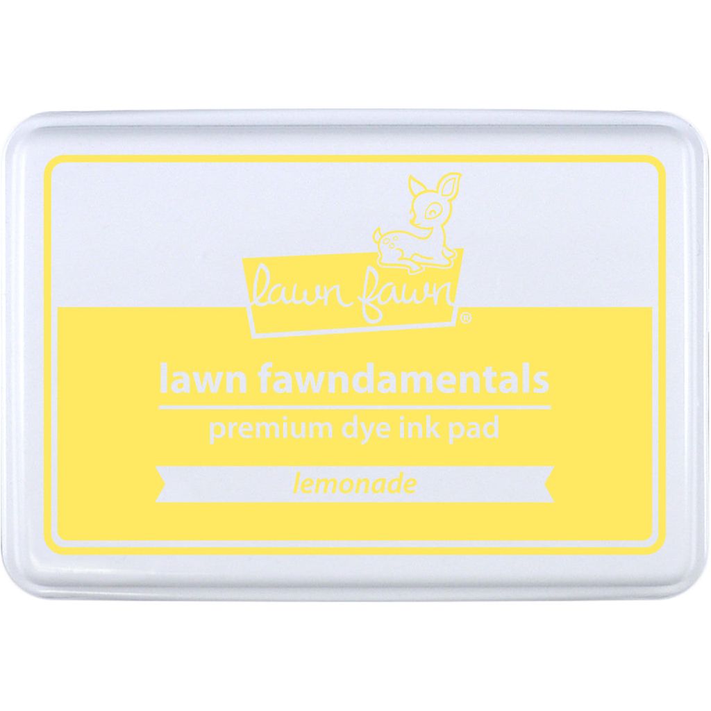 Lawn Fawn Lemonade Premium Dye Ink Pad Fawndamentals lf1566