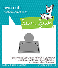 Lawn Fawn REVEAL WHEEL CAR CRITTERS Die Cuts lf2340