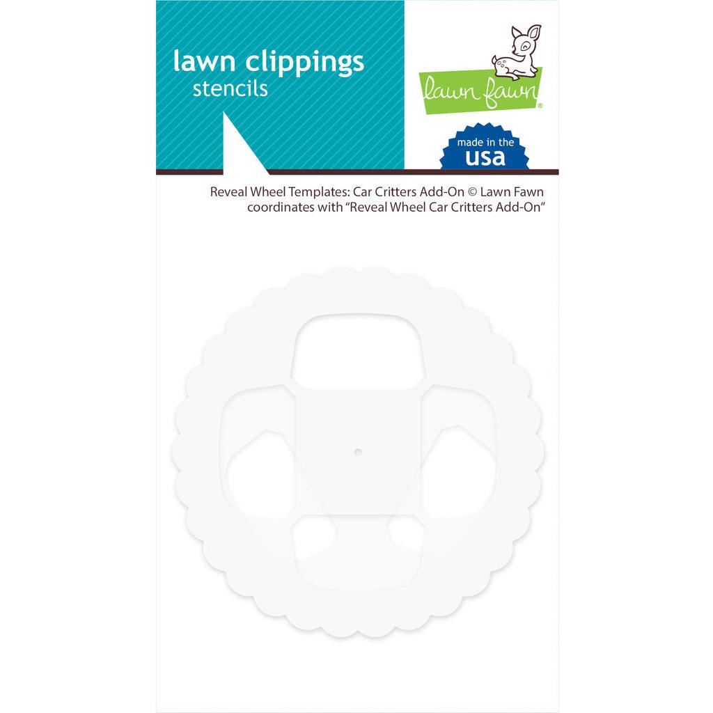 Lawn Fawn REVEAL WHEEL TEMPLATES CAR CRITTERS ADD-ON lf2341