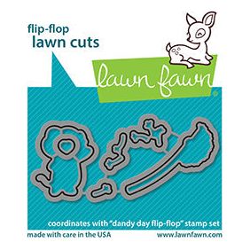 Lawn Fawn Dandy Day Flip-Flop Custom Craft Dies lf2563
