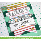 Lawn Fawn All the Party Hats Clear Stamps lf2872 cute critters