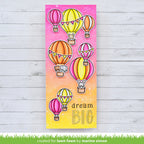 Lawn Fawn Set Fly High Clear Stamps and Dies lffh dream big card