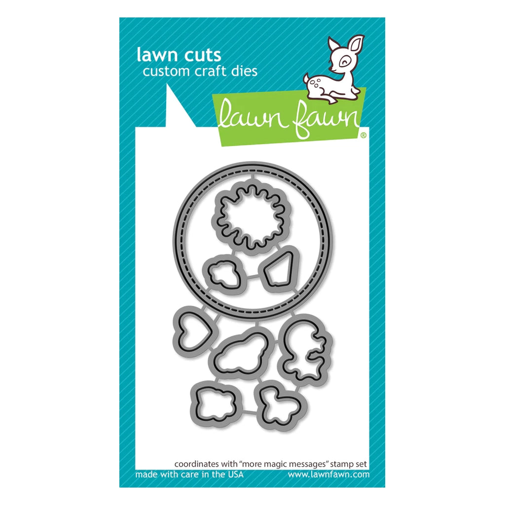Lawn Fawn More Magic Messages Dies lf3135
