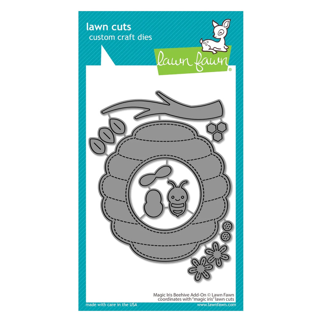Lawn Fawn Magic Iris Beehive Add-On Dies lf3139
