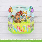 Lawn Fawn Set Yappy Birthday Stamps and Dies lf6yb woof