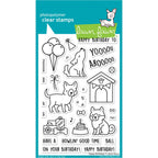 Lawn Fawn Yappy Birthday Clear Stamps lf3158