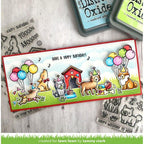 Lawn Fawn Set Yappy Birthday Add-On Stamps and Dies lf6yba yappy slimline