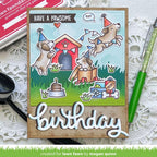 Lawn Fawn Set Pawsome Birthday Stamps and Dies lf6pb birthday