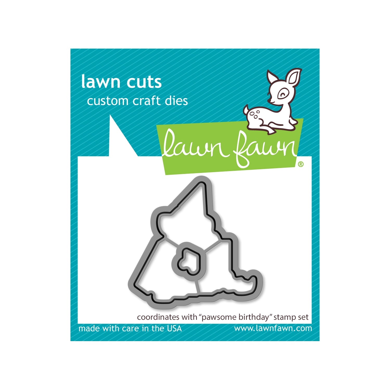 Lawn Fawn Pawsome Birthday Dies lf3163