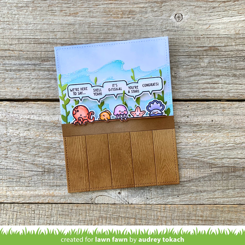 Lawn Fawn Set Simply Celebrate More Stamps and Dies lf6scm shell yeah