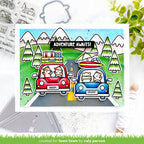 Lawn Fawn Car Critters Road Trip Add-On Clear Stamps lf3167 adventure awaits | color-code:alt1